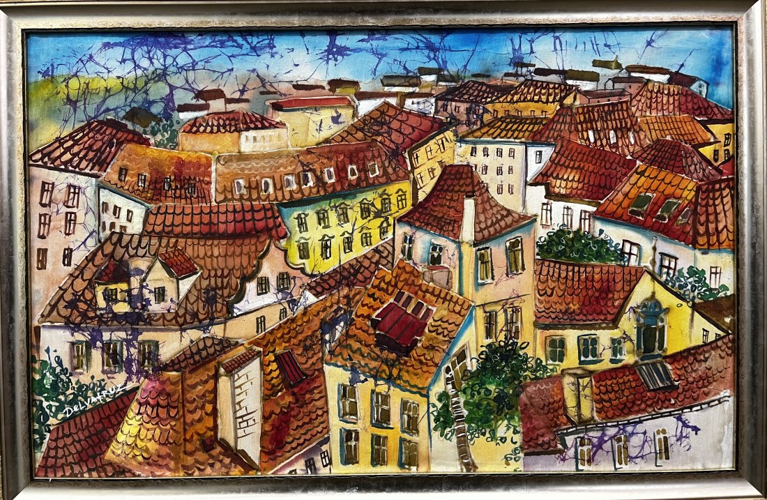Červené střechy Prahy