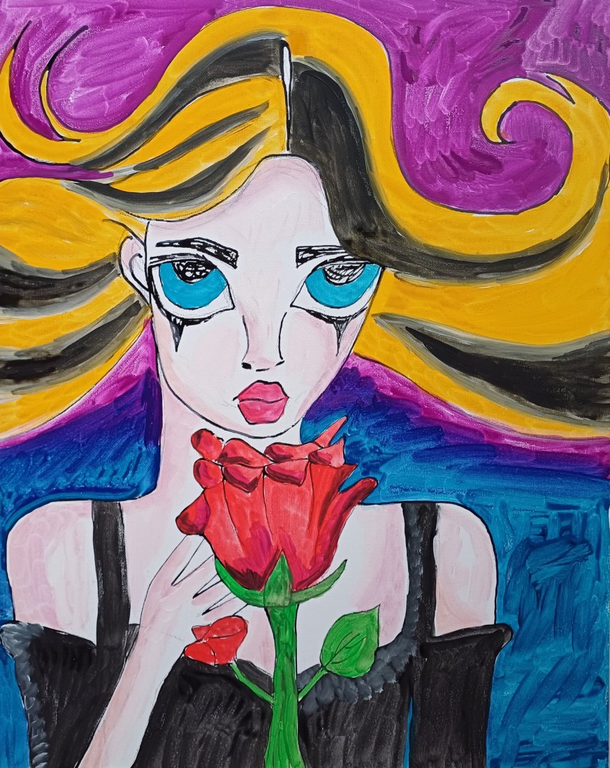 Melting rose