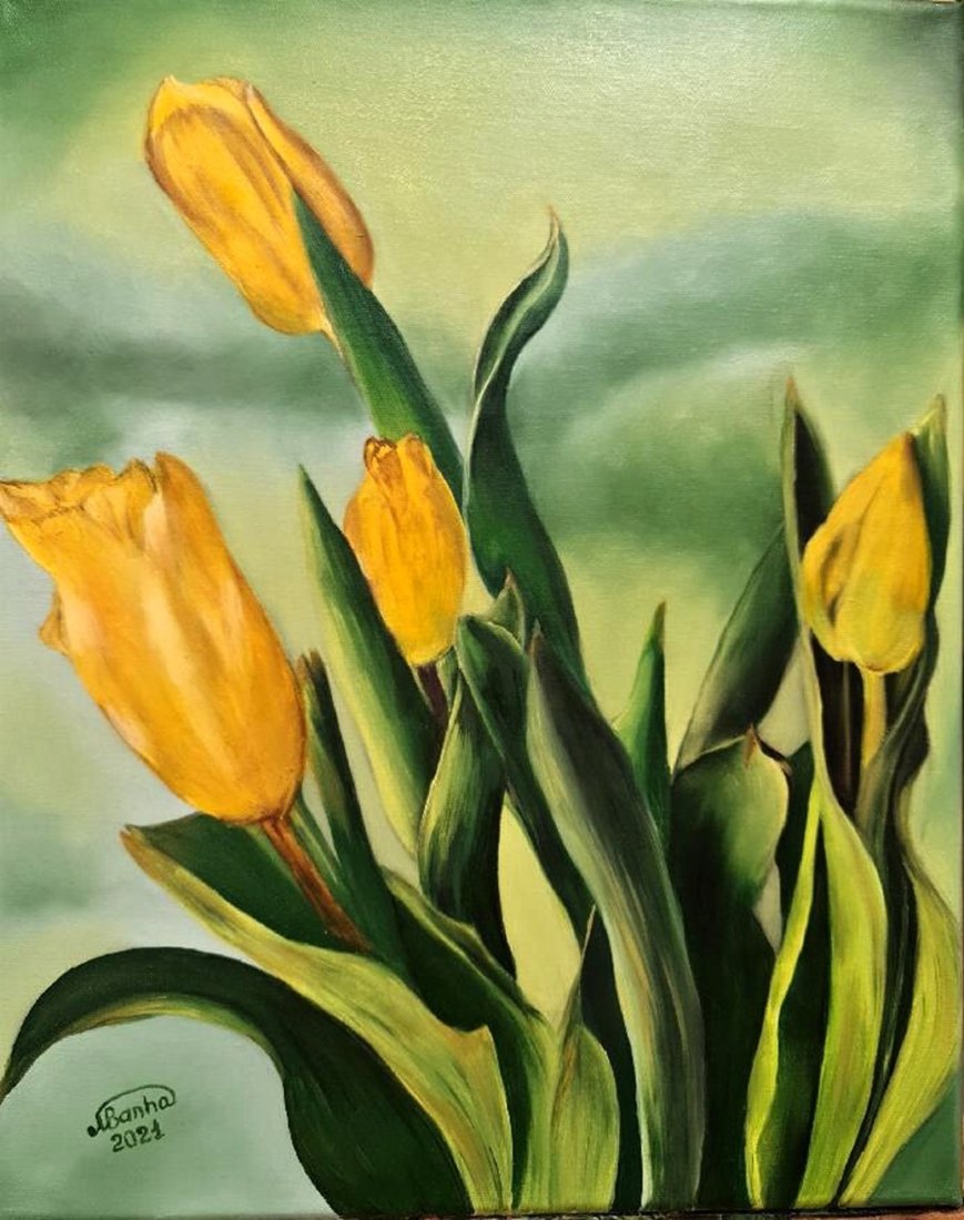 Žluté tulipány