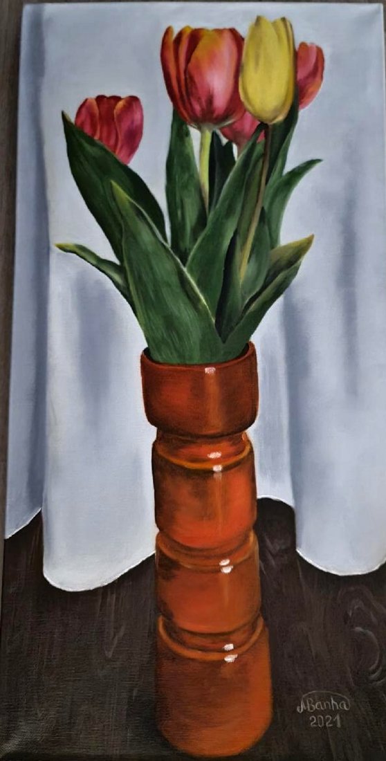 Tulipány ve váze 