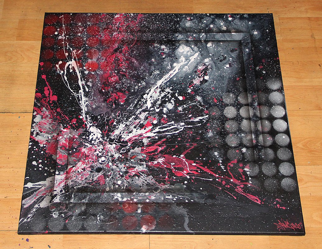 red abstract vibes 2