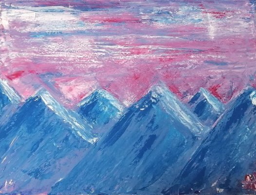sunshine on the mountains
