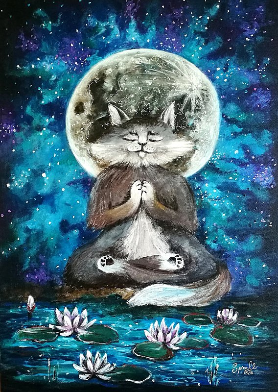 What cats do at night