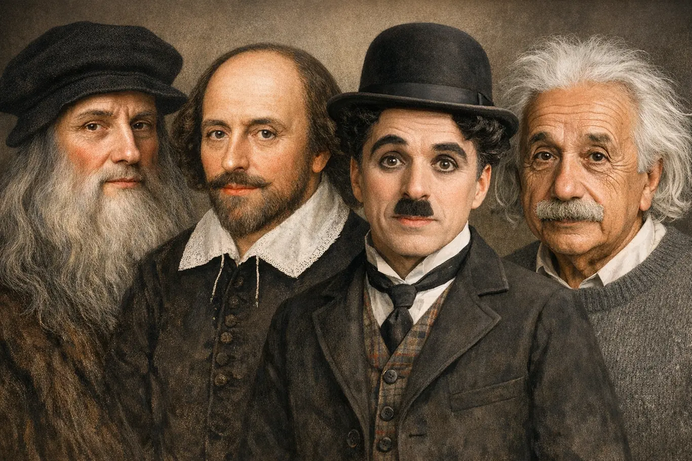 Four great people in history (Four Great Figures in History)