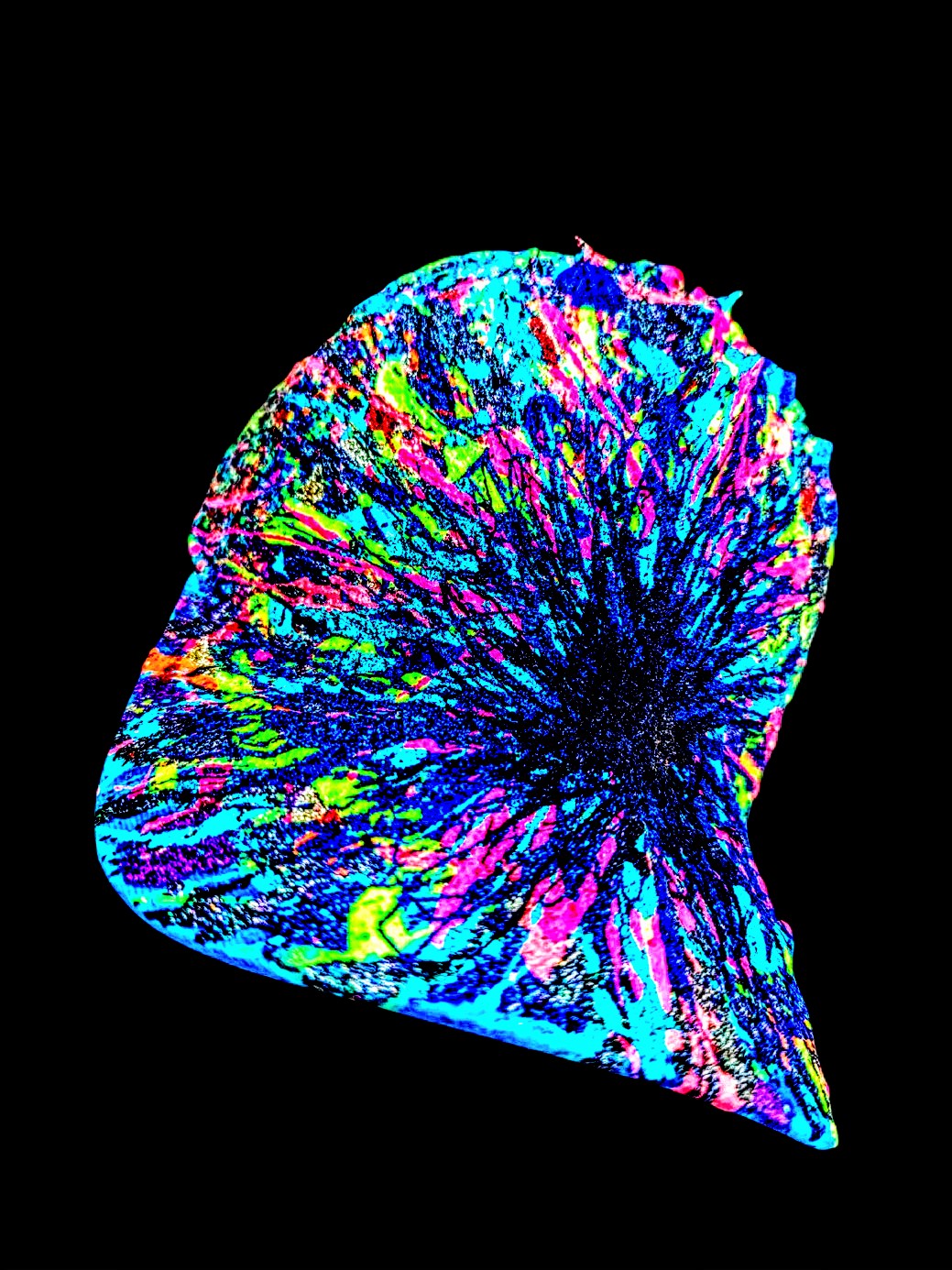 funky art cap