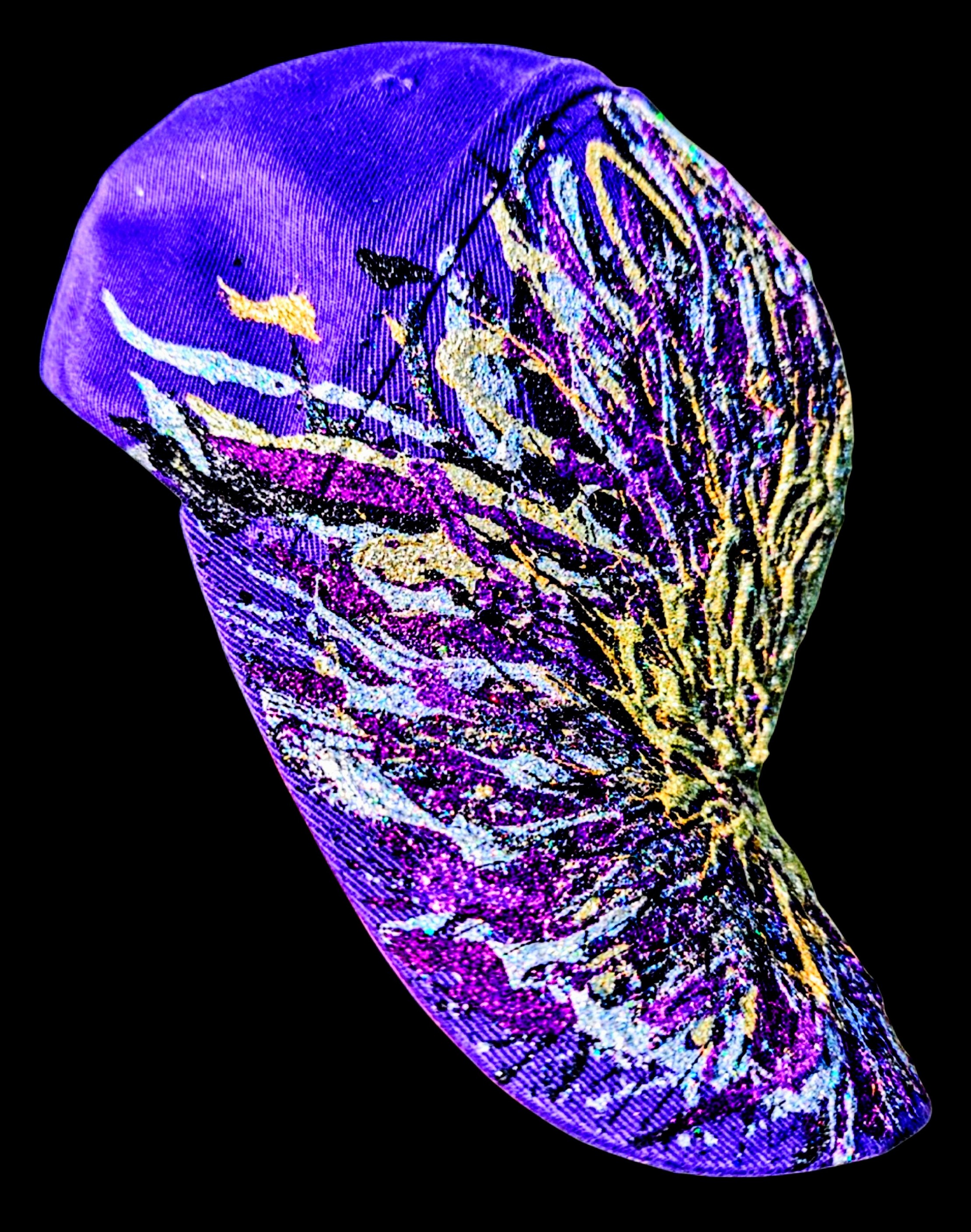 funky art cap - ROYAL PURPLE (Funky Art Cap - ROYAL PURPLE)
