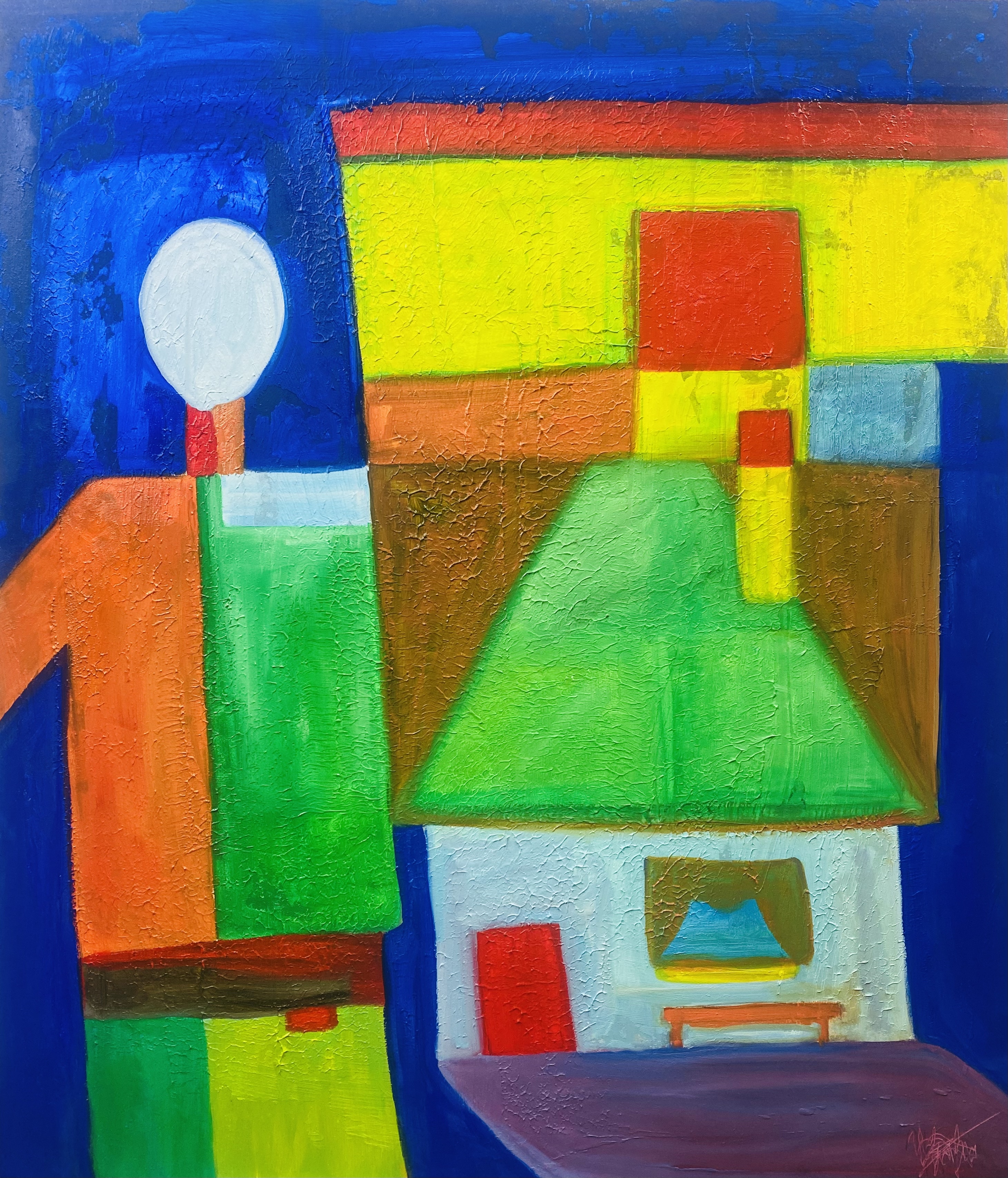 Figure I, interior