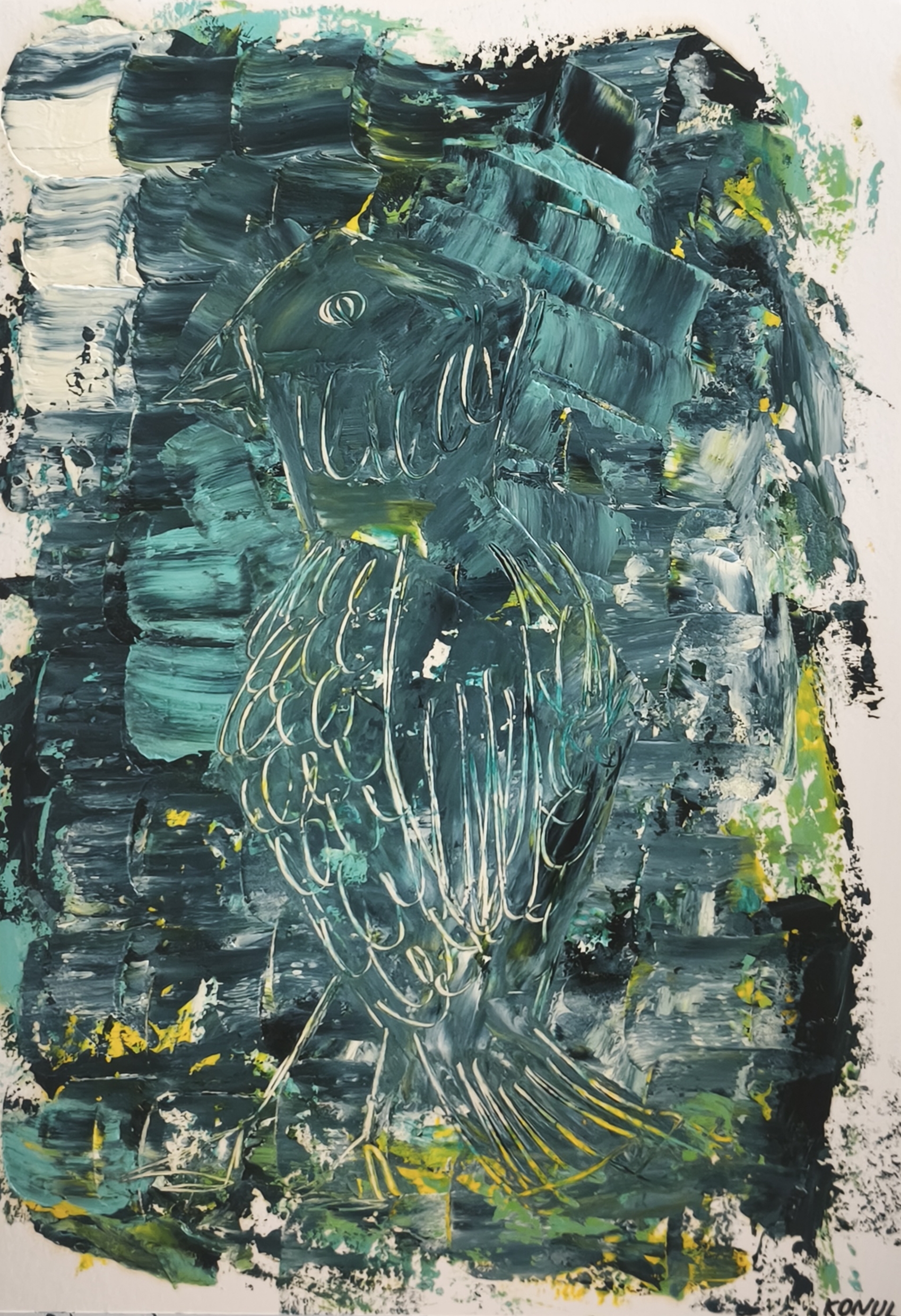 Turquoise Raven