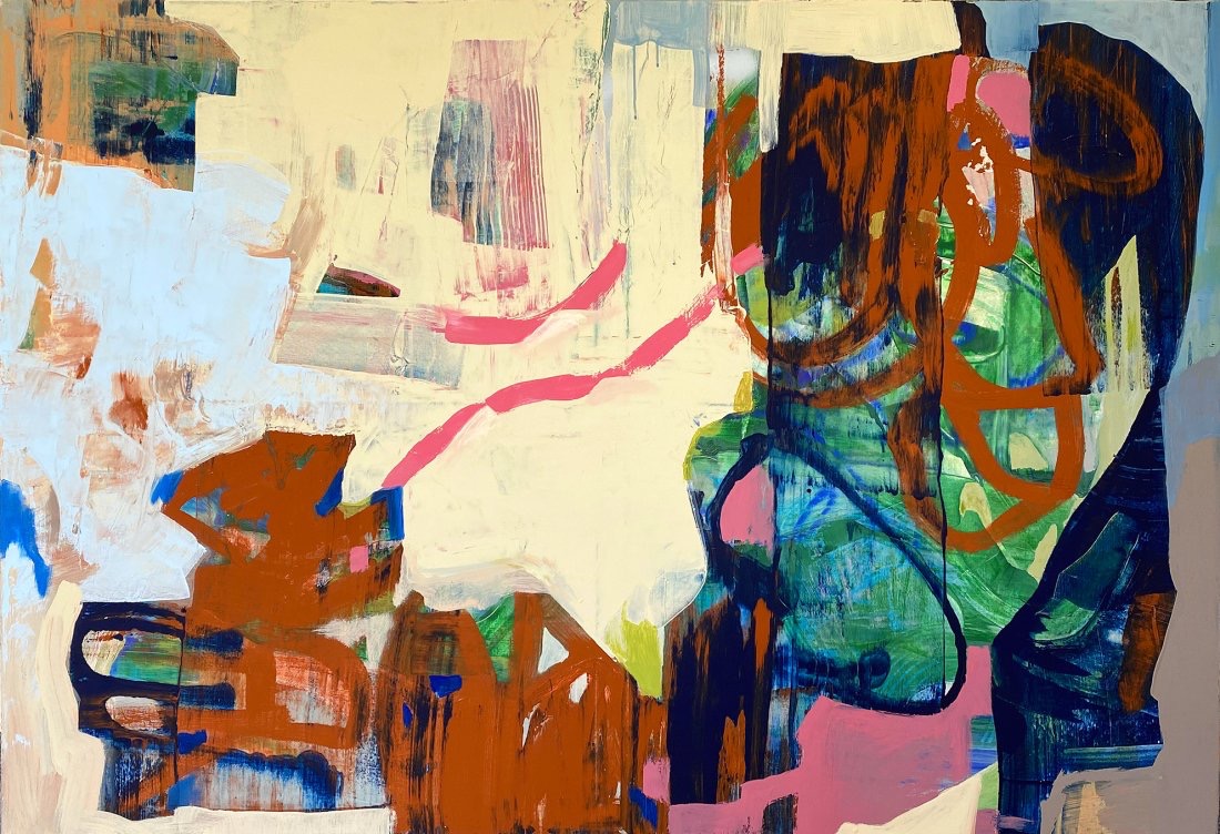 Evgeniya Zolotareva, abstraktní obraz, výstava Original Gallery Praha