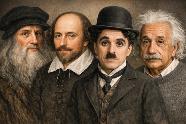 Four great people in history