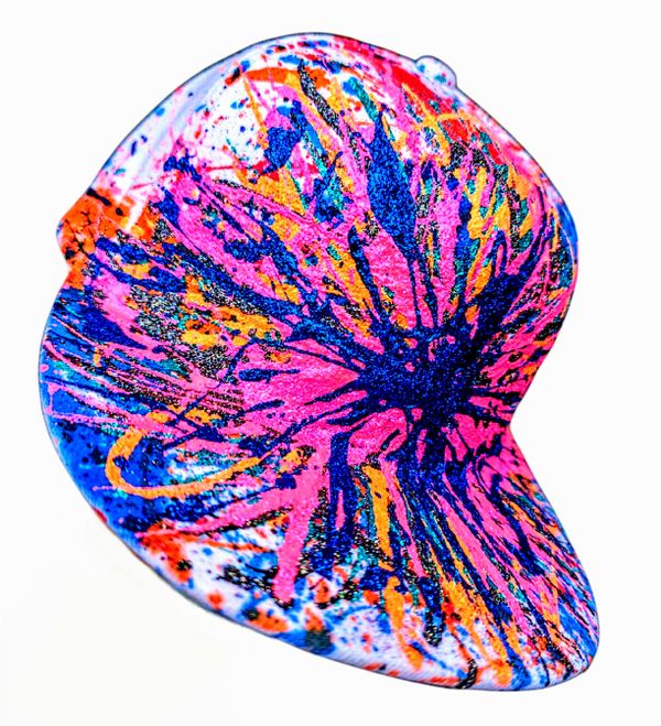 funky art cap - CHROMATIC EUPHORIA