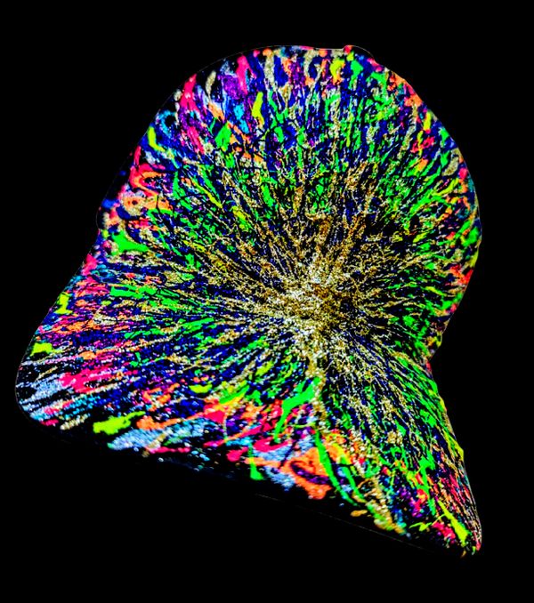 funky art cap RAINBOW SUPERNOVA