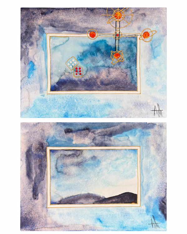 The Dice Game (diptych)