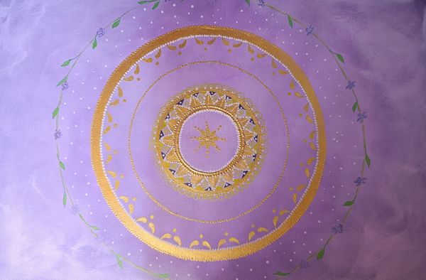 Fialová mandala